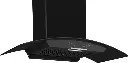 Series 4 Wall-Mounted Cooker Hood Curve-90 cm Black	​
