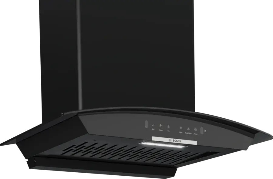 Series 4 Wall-Mounted Cooker Hood Curve-60 cm Black
