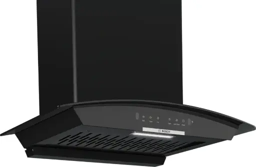 Series 4 Wall-Mounted Cooker Hood Curve-60 cm Black