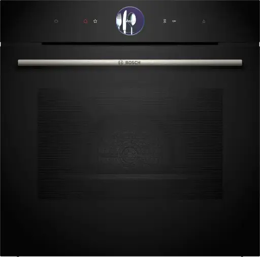 BOSCH-(HSG7361B1) Series 8 Built - in Oven With Steam Function 60x60cm Black