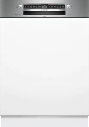 BOSCH (SMI4IVS00I) Semi-Integrated In Built Dishwasher 60 cm Stainless Steel 14 Place Settings